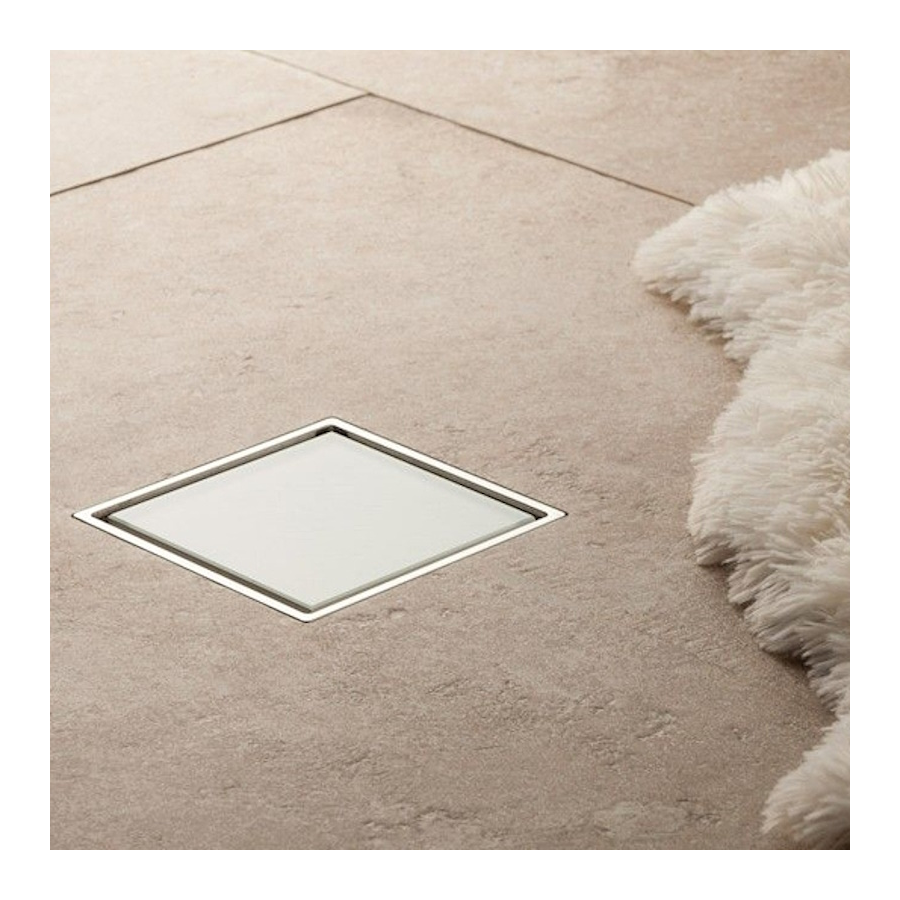 СИФОН DRY 1 БЯЛО СТЪКЛО  /100х100/