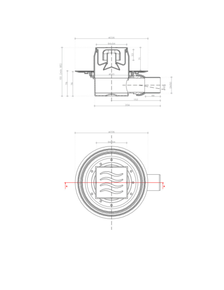СИФОН  DRY 1 /100х100/