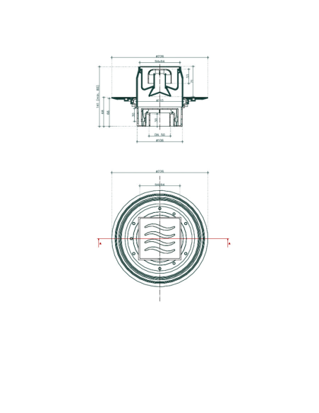 СИФОН VERTICAL DRY /100х100/