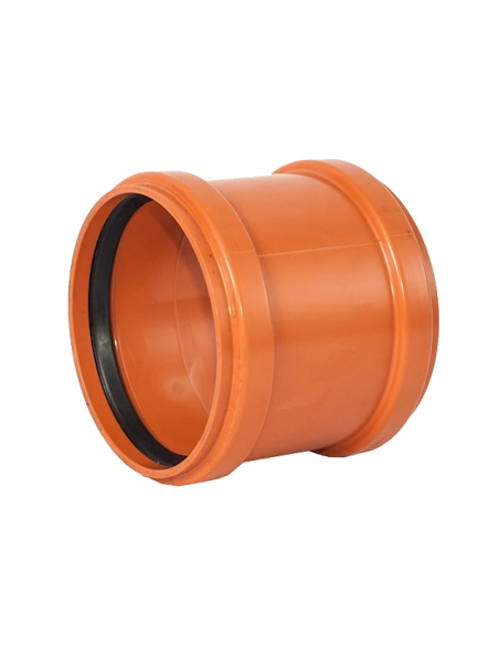 МУФА С УПЛЪТНЕНИЕ PVC Ф125