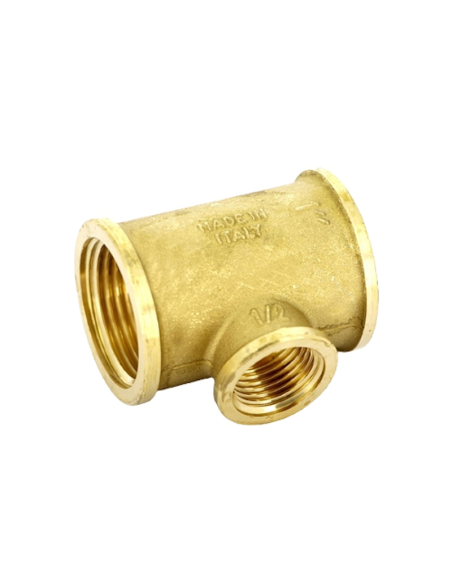 Тройник редуктивен 1“ x 1/2“ x 1“ месинг TIEMME