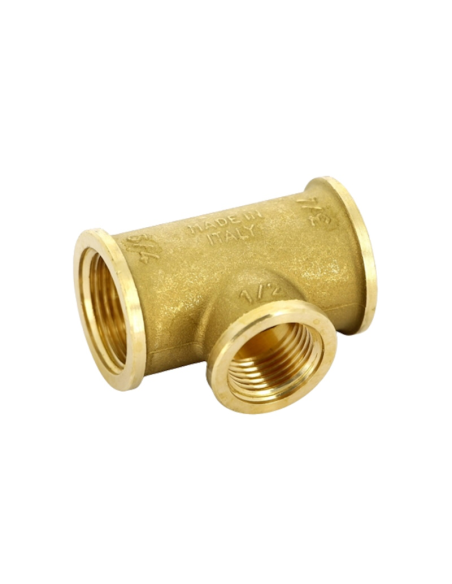 Тройник редуктивен 1“ x 3/4“ x 1“ месинг TIEMME