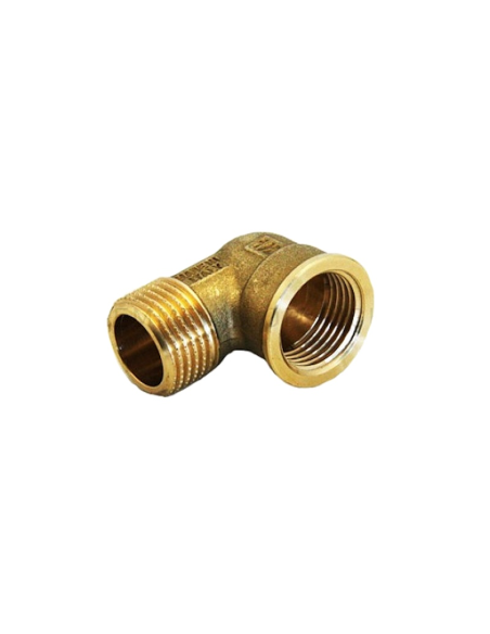 Коляно нипел 3/4“ месинг TIEMME