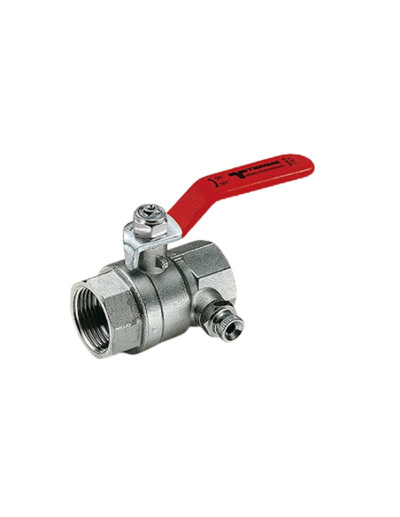 Сферичен кран с изпускател 1/2" TIEMME