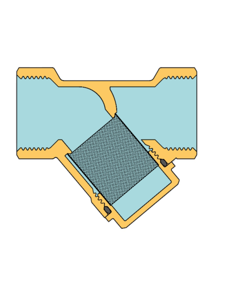 Y-образен груб филтър 1/2“
