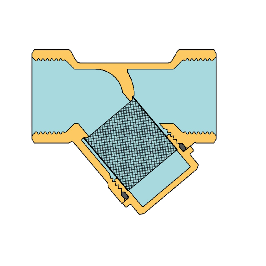 Y-образен груб филтър 3/4“