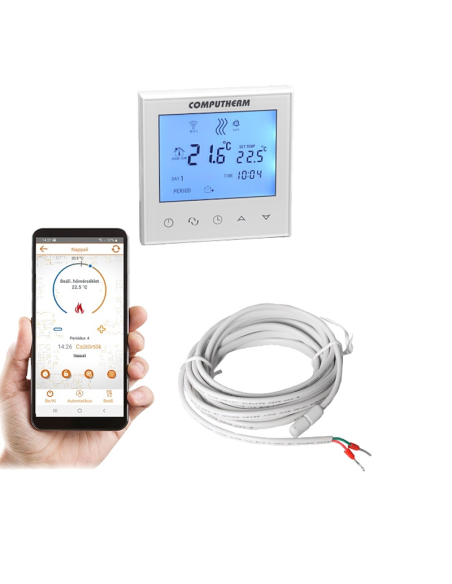 Wi-Fi термостат COMPUTHERM E280 - Жичен