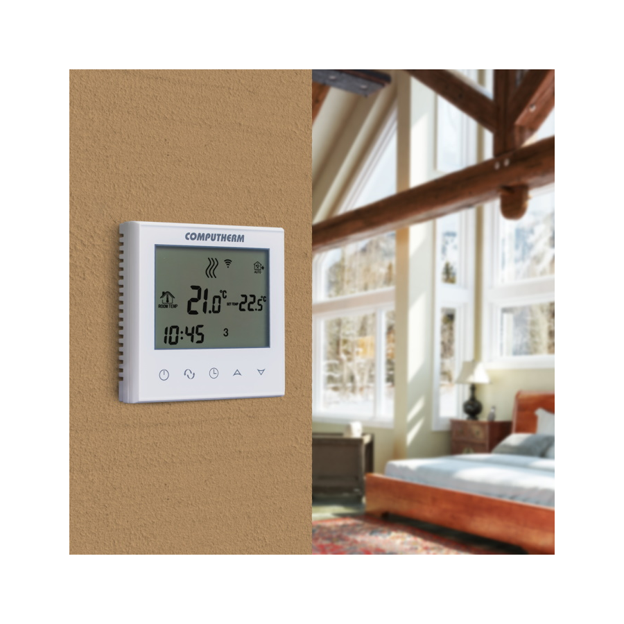 Wi-Fi термостат COMPUTHERM E280 - Жичен