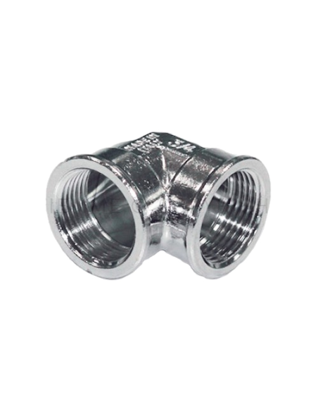 Коляно 1/2“ хром TIEMME