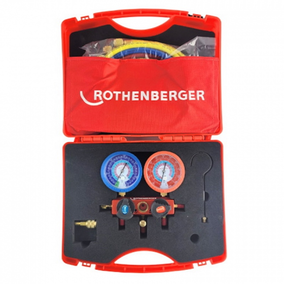 Манометрична група комплект маркучи 3x150 cm (R22, R134A,... 2