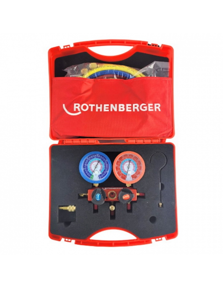 Манометрична група комплект маркучи 3x150 cm (R22, R134A, R404A, R410A)