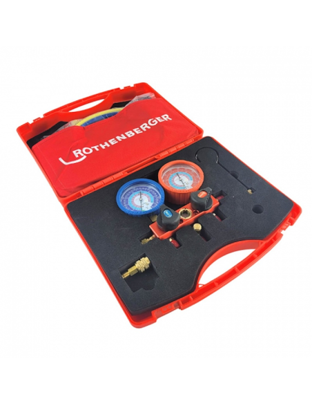 Манометрична група комплект маркучи 3x150 cm (R22, R134A, R404A, R410A)