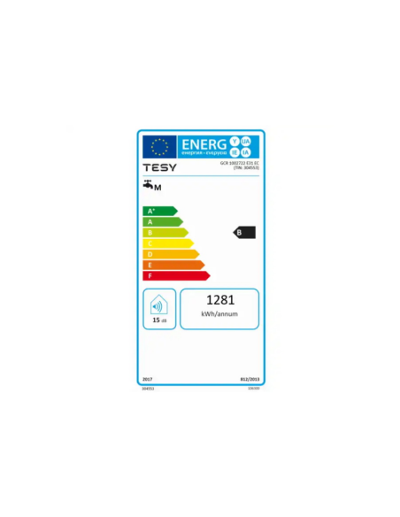 Електрически бойлер TESY BelliSlimo 80л.  2200W, вертикален