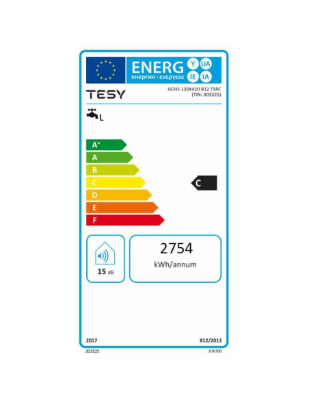 Електрически бойлер TESY BiLight, със серпентина 118л. 2000W, хоризонтален