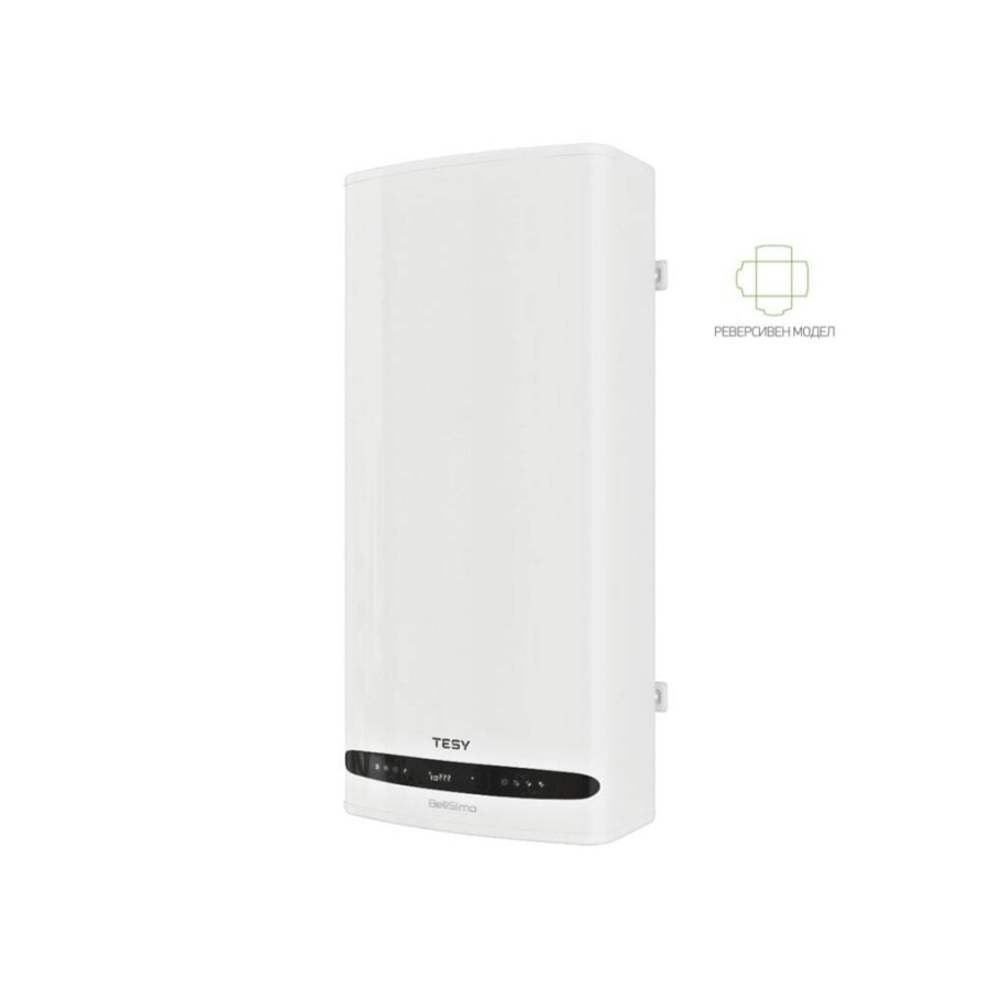 Електрически бойлер TESY BelliSlimo Cloud Dry с WIFI  управление и варовити води 40л. 2200W, вертикален