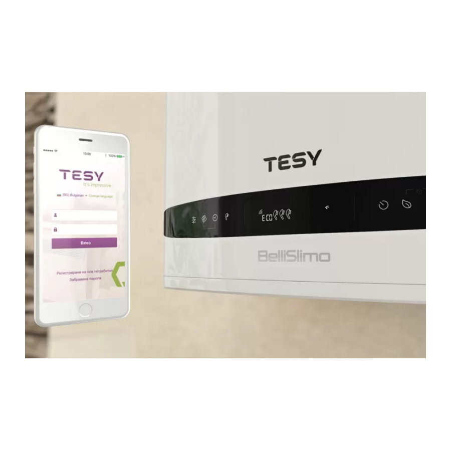 Електрически бойлер TESY BelliSlimo Cloud Dry с...