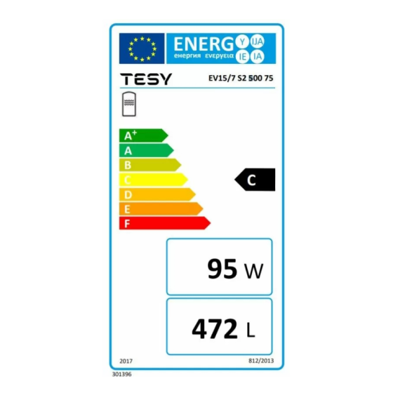 Бойлер TESY ProfiLine EV 15/7 S2 500 75, 500л, с две... 2