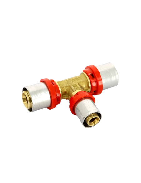 Редуктивен тройник Ф32/25/32 (прес фитинг)