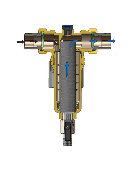 Филтър с магнитен сепаратор 1 1/4“