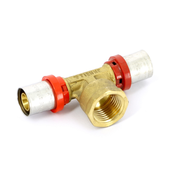 Тройник женски Ф20 x 1/2“ (прес фитинг)