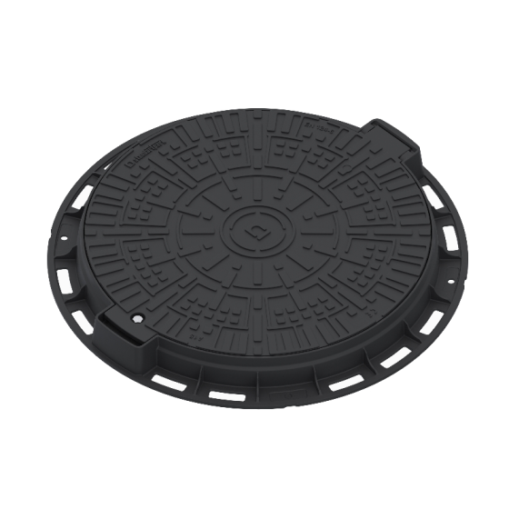 Капак PP A15 Ф600 (черен)