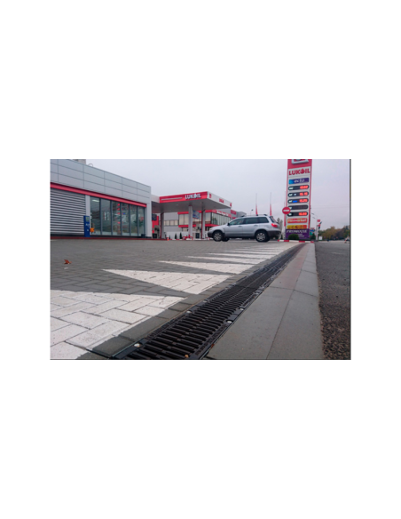 Линеен отводнител от фибробетон FB PRO D400 DN150 H210 (хоризонтален)