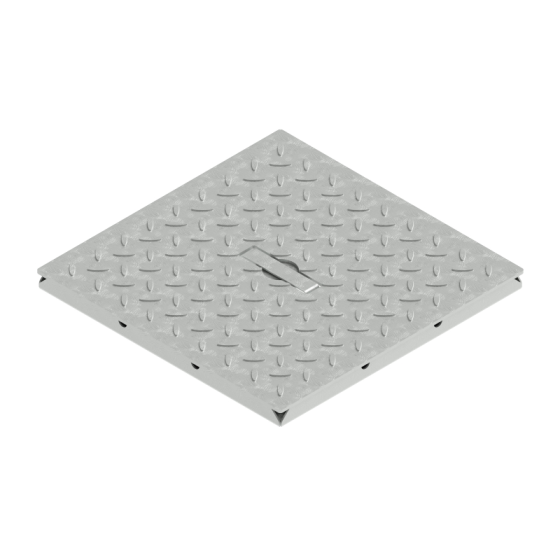 Поцинкован капак A15 за шахта 300x300