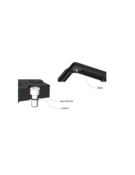 Капак PP A15 700x700 (квадратен/черен)