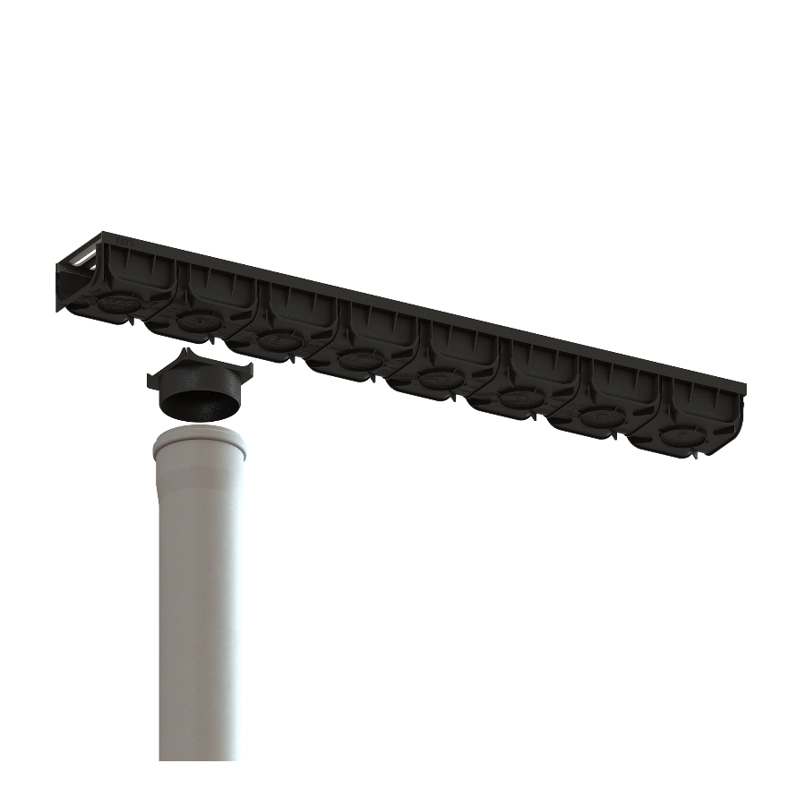 Линеен отводнител с поцинкована решетка Easy3...