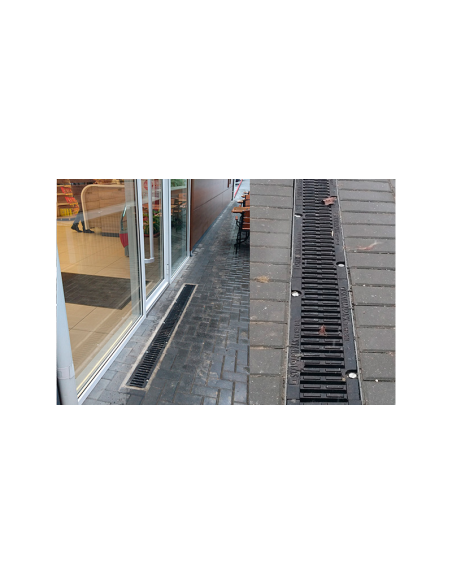 Линеен отводнител от фибробетон FB PRO D400 DN100 H210 (хоризонтален)