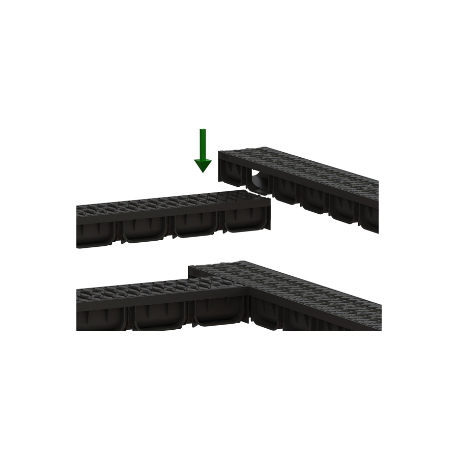 Линеен отводнител с решетка от полипропилен...