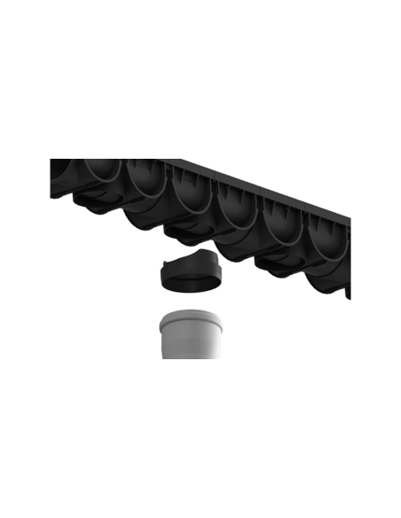 Линеен отводнител с решетка от полипропилен Easy3 A15 DN100 H100