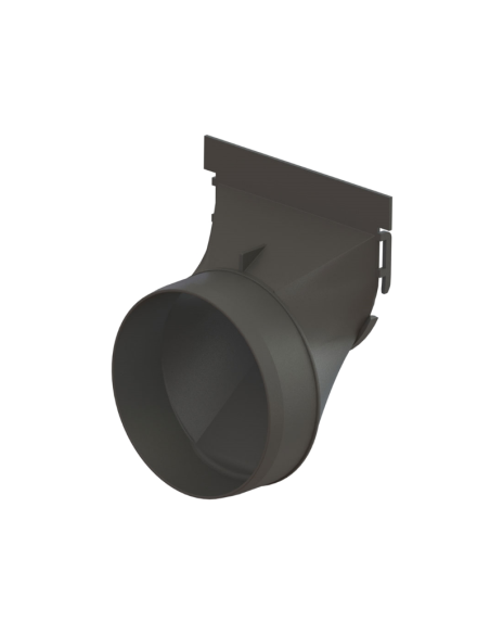 Крайна плоча PP EASY 3 с хоризонтален изход LN100