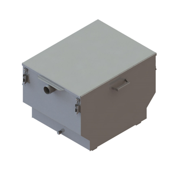 Неръждаем мазниноуловител за монтаж под мивка (0,3 л/сек)