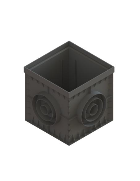 PP Шахта A15-C250 300x300 (черна)