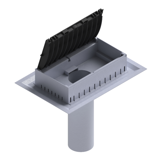 Линеен отводнител за мостове с чугунена решетка D400