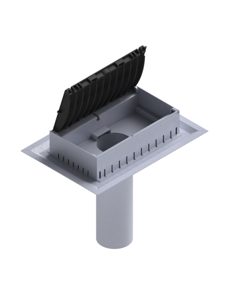 Линеен отводнител за мостове с чугунена решетка D400