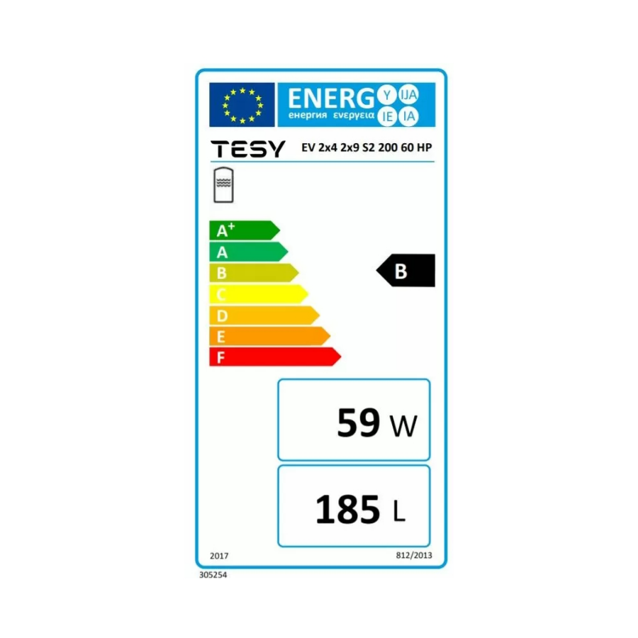 Бойлер TESY ProfiLine EV 2x4 2x9 S2 200 60 HP,...