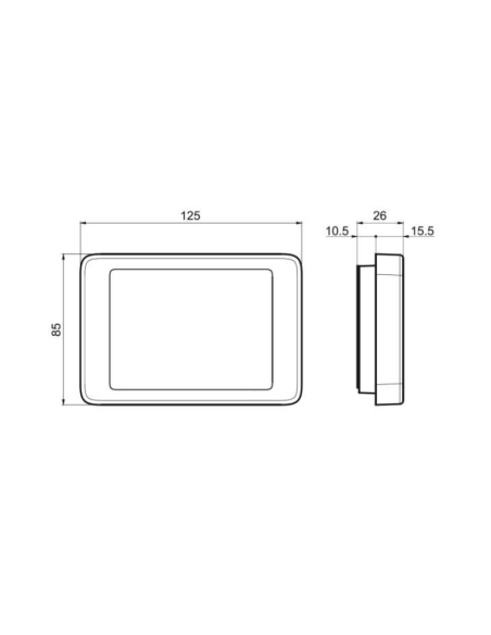 Електронен стаен термостат (сензорен екран)