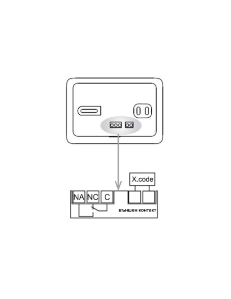 Електронен стаен термостат (сензорен екран)