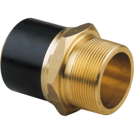 PE преход с външна резба 20 х 1/2" за заварка без муфа