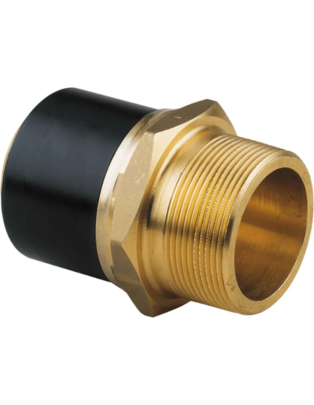 PE преход с външна резба 90 х 3" за заварка без муфа