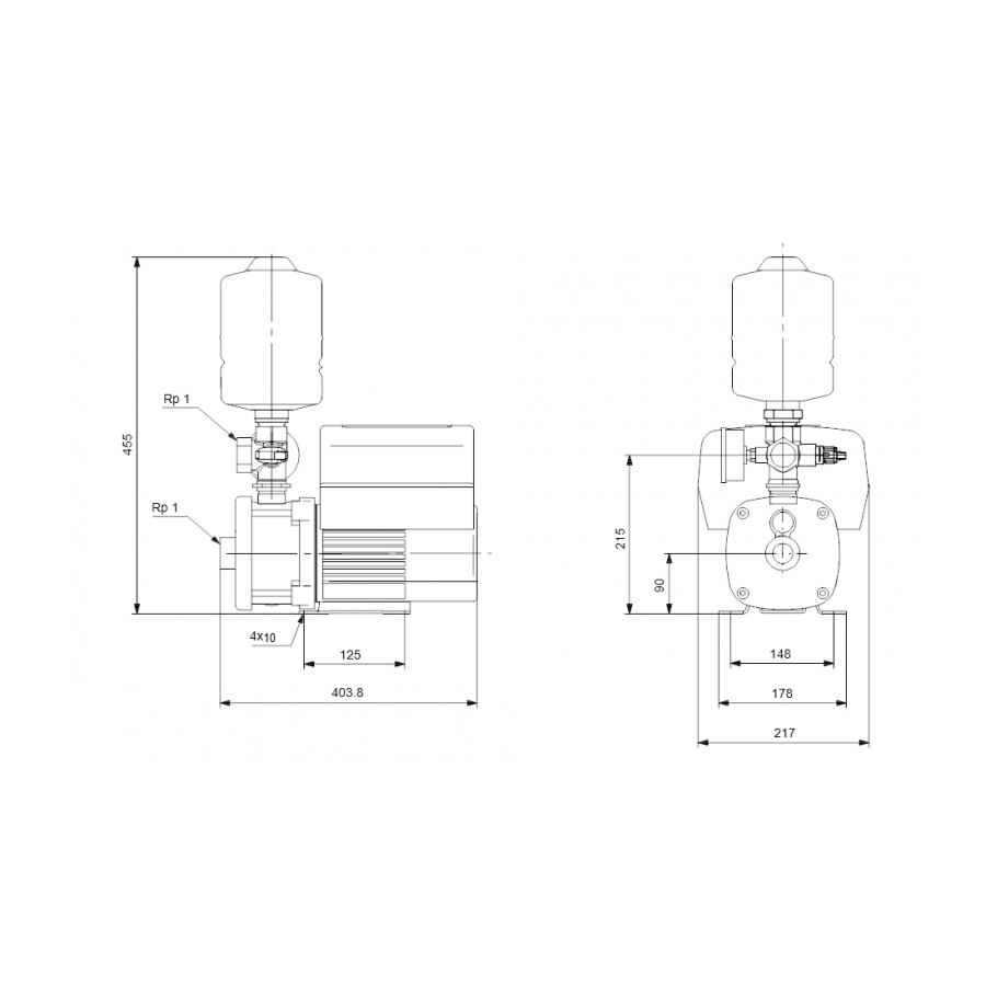 Инверторна бустер помпа Grundfos CMBE 5-62...