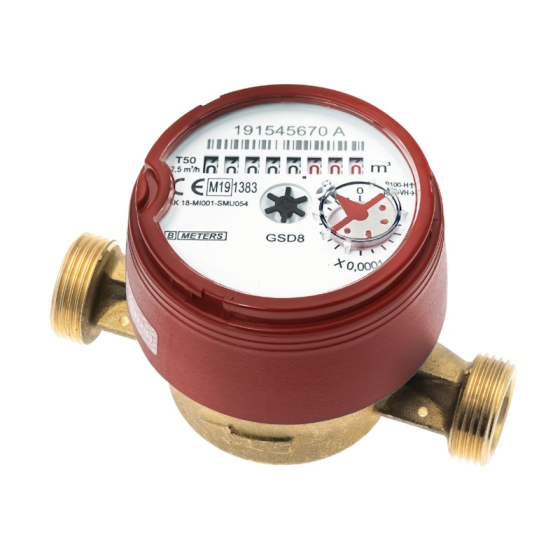 Водомер за топла вода 3/4“  B-METERS