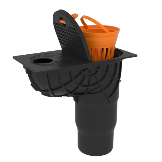 Сифон за улук Ø110 (вертикален)