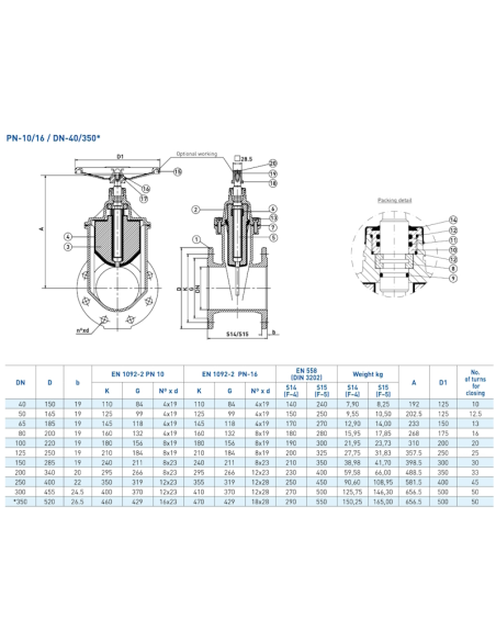 СПИРАТЕЛЕН КРАН DN200  PN10/16  ФЛАНЦОВ