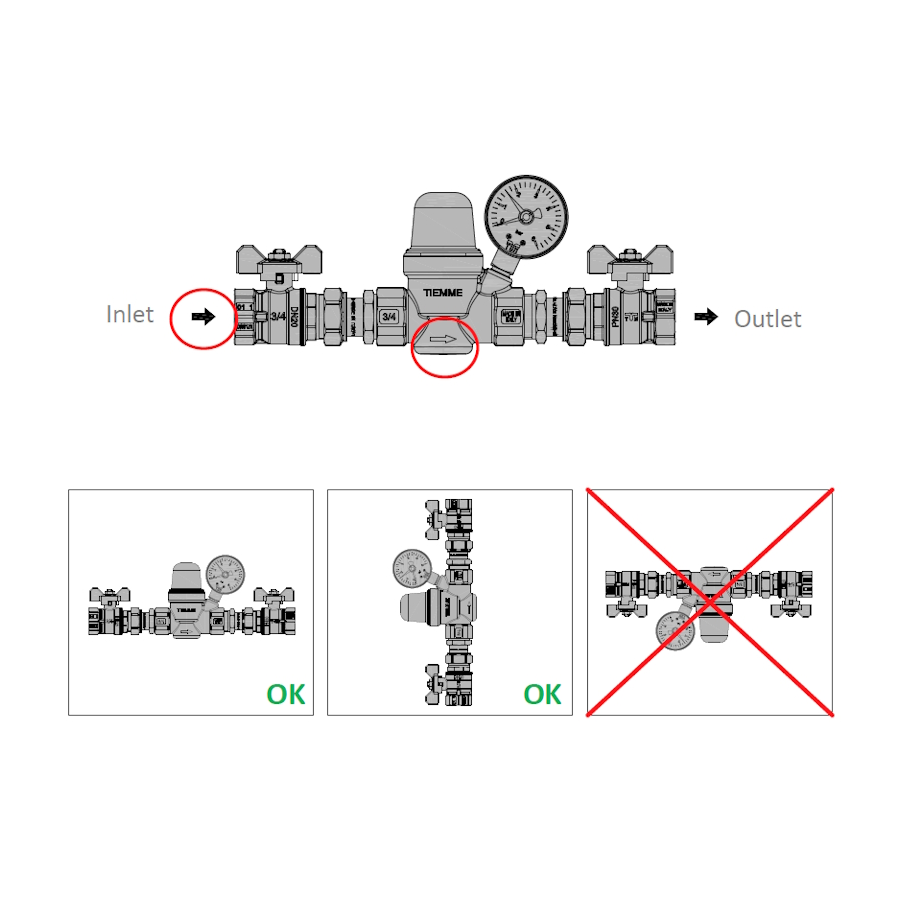 Комплект за автоматично пълнене 3/4“ TIEMME