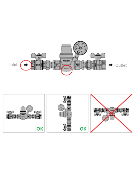 Комплект за автоматично пълнене 3/4“ TIEMME