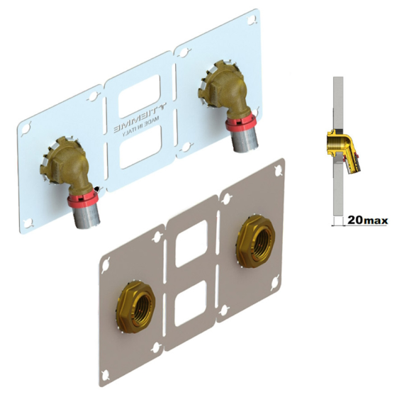 УКБ с прес колена 20x1/2“ за двоен гипскартон