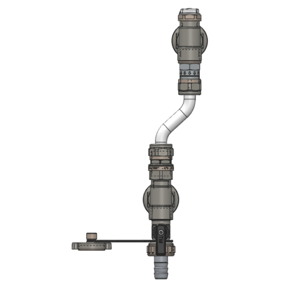 Диференциален байпас 1“ за колектори TIEMME